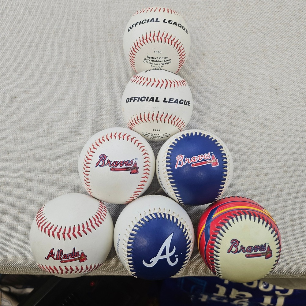 Atlanta Braves Baseball Set Official League MLB 2000‎ 2004 Fotoball Lot of 7